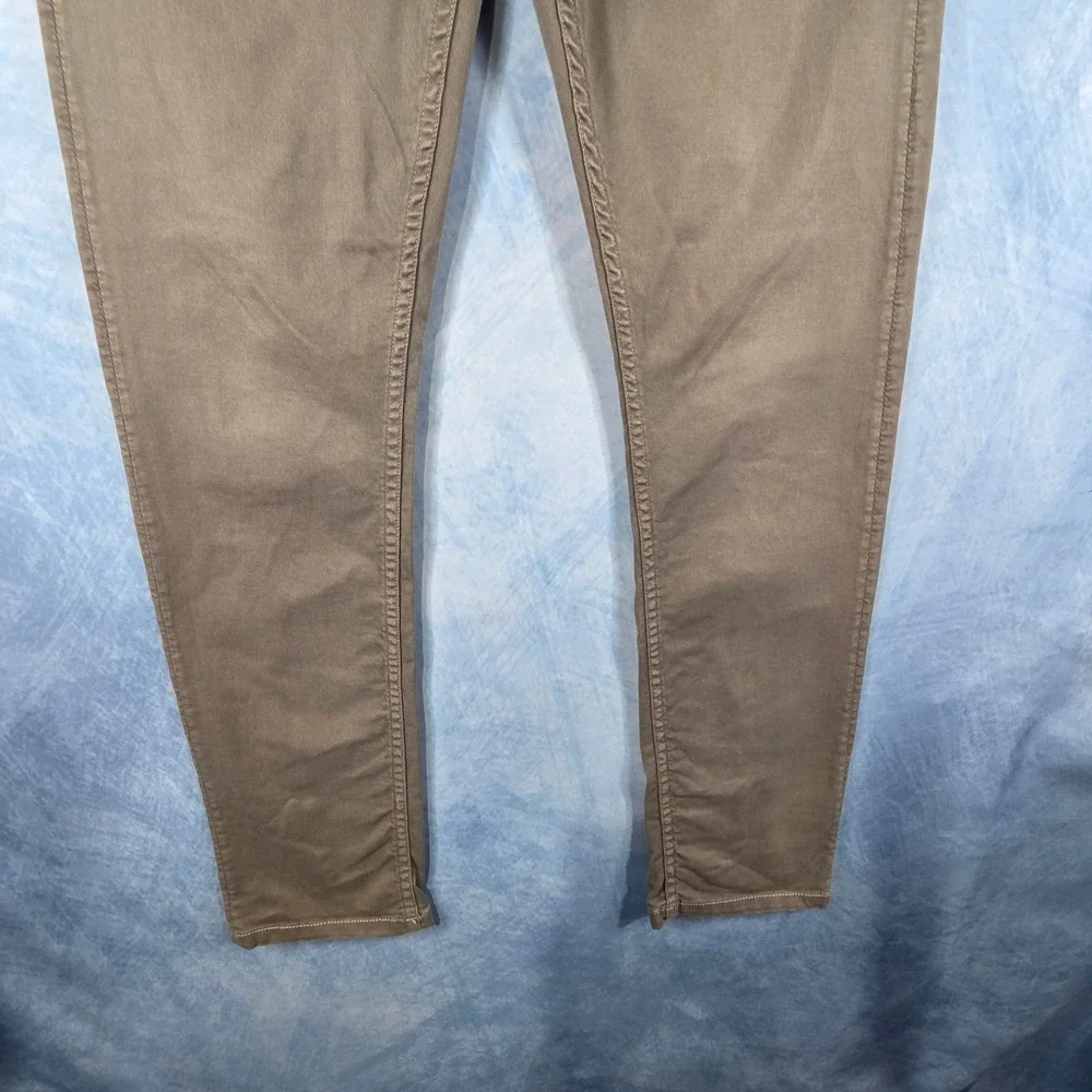 Citizens of Humanity Bowery Slim Fit Pants Mens 29 Brown Taupe Stretch Chino